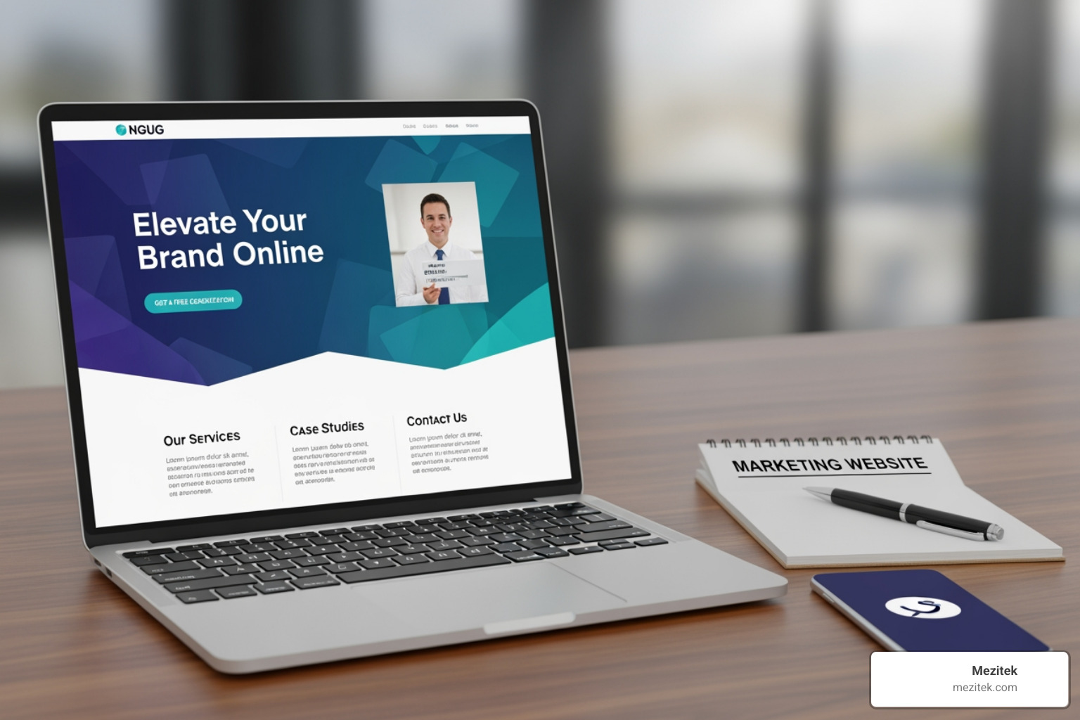 of a professional and personal 'About Us' page on a website - marketing website development of a professional and personal 'About Us' page on a website - marketing website development