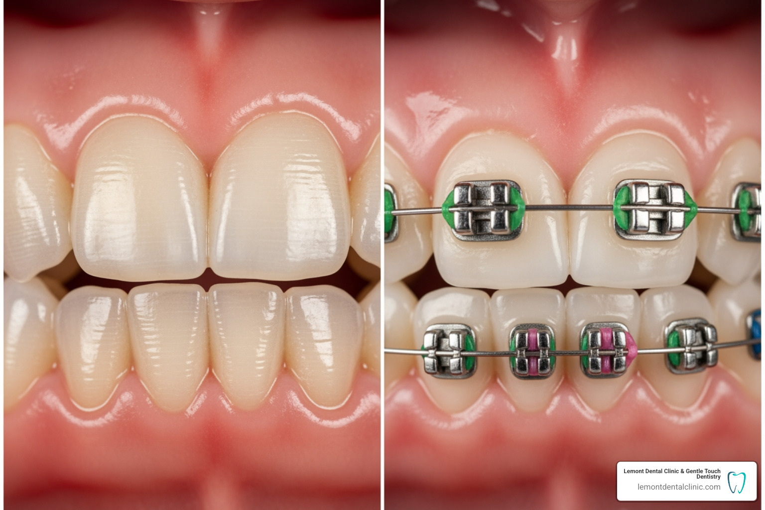 Comparing clear aligners and traditional braces - clear teeth aligners