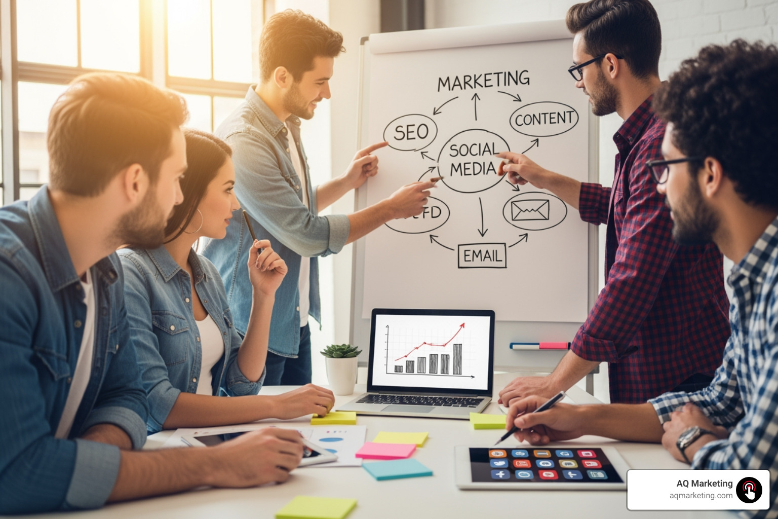 A social media content calendar with different colored blocks for various post types and platforms, indicating planning and consistency - affordable startup marketing A social media content calendar with different colored blocks for various post types and platforms, indicating planning and consistency - affordable startup marketing