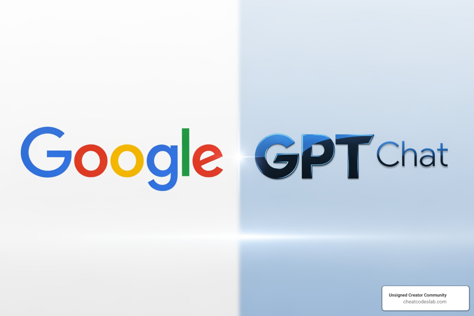 Google and ChatGPT logos - ChatGPT and Google SEO