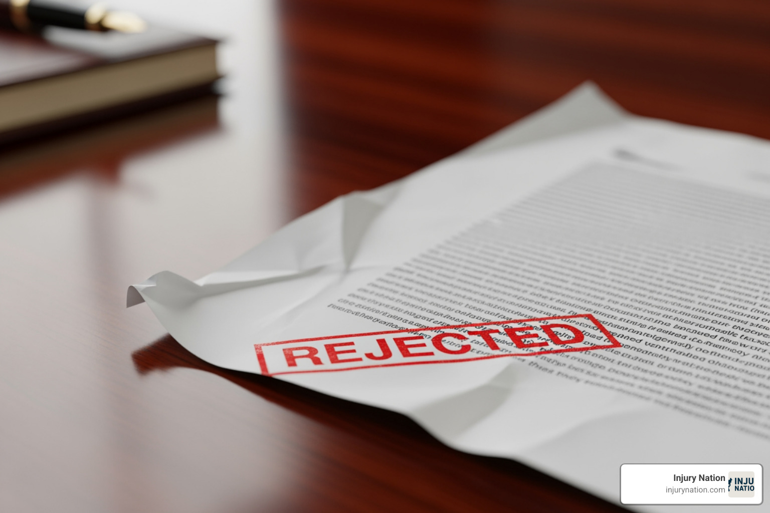 Image of a denied claim letter - attorneys for workers comp claims Image of a denied claim letter - attorneys for workers comp claims