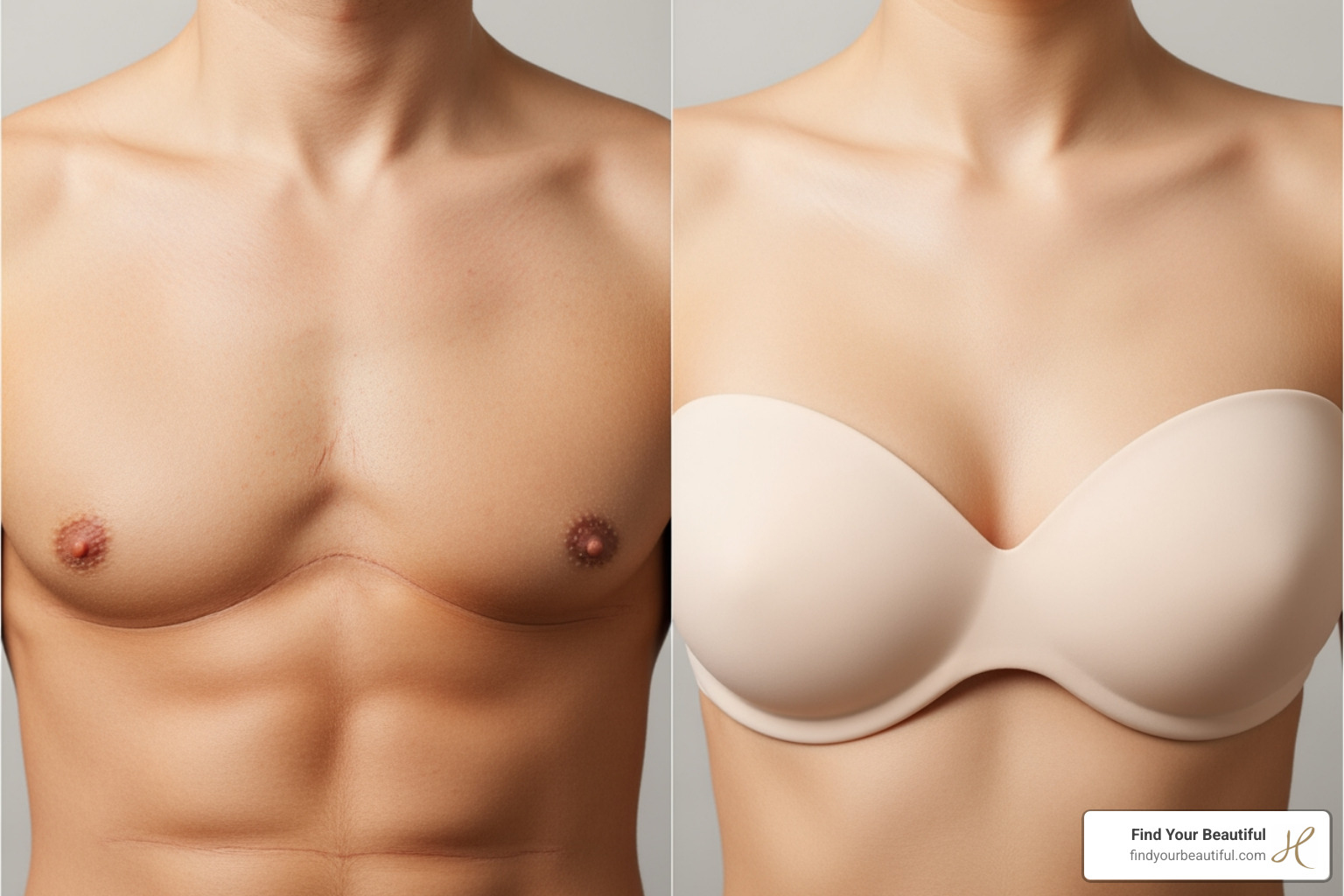 illustrating the anatomical goals of FTM and MTF top surgery - transgender top surgery san antonio