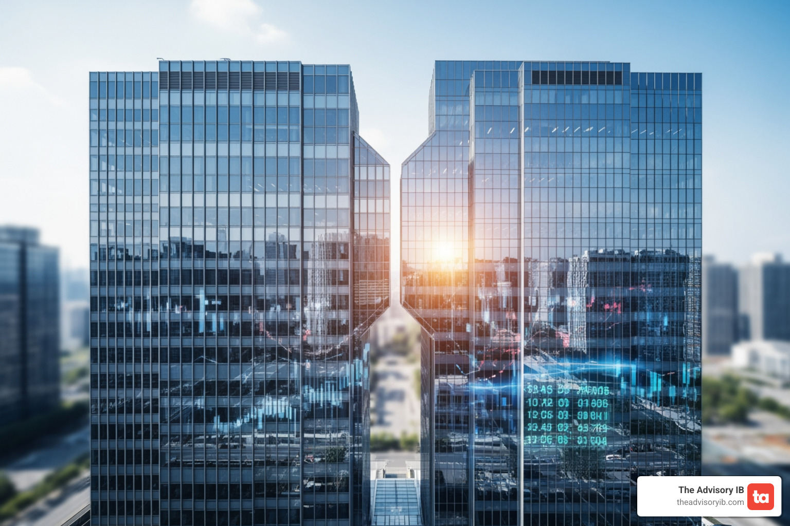 Infographic showing the bank M&A process from initial strategy and target identification, through regulatory review by FDIC/OCC/FRB, due diligence phases covering financial and operational assessment, approval conditions and timing, to post-merger integration of systems and teams - bank mergers and acquisitions