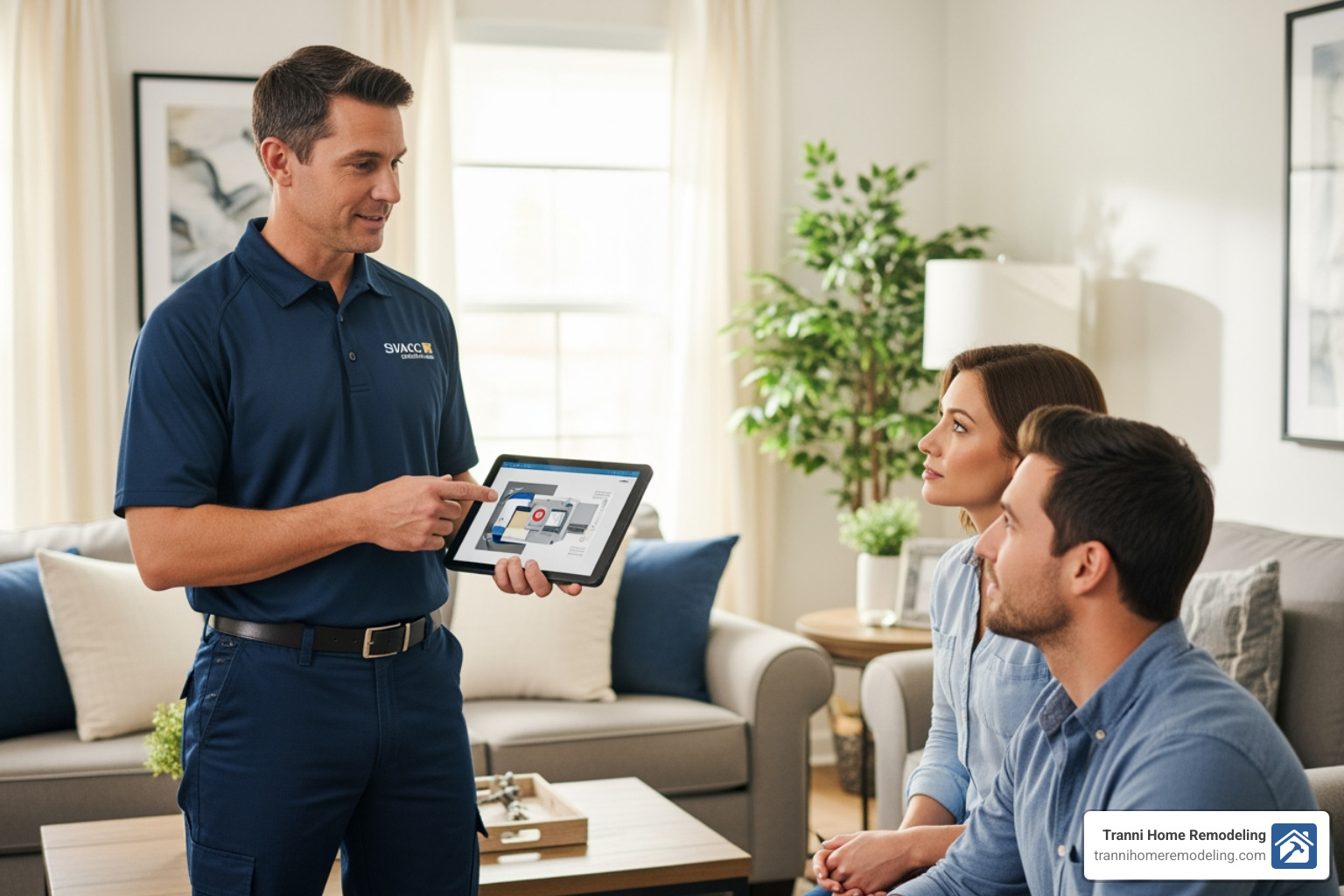 HVAC installation consultant with homeowner - HVAC installation Middlesex County HVAC installation consultant with homeowner - HVAC installation Middlesex County