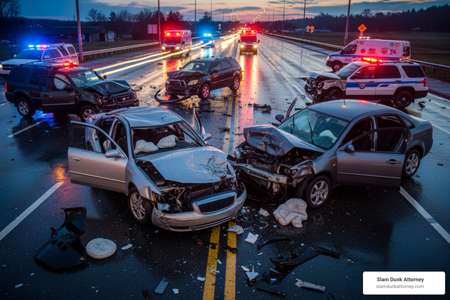 calm and professional legal team member looking reassuringly at the camera - Car accident legal advice