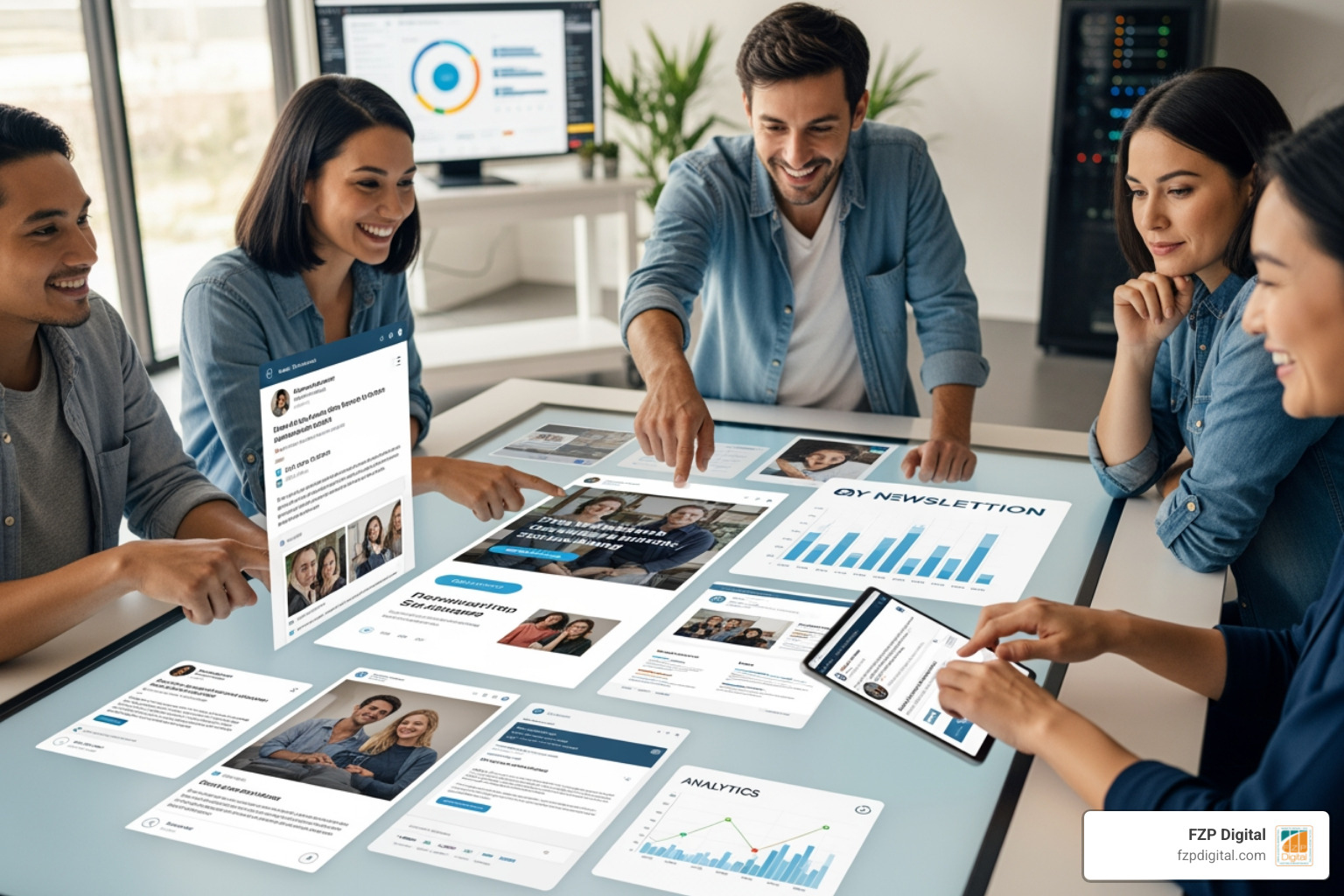 A colorful and engaging email newsletter from a nonprofit, showcasing a mix of compelling stories, clear calls to action, and vibrant imagery - digital marketing for nonprofits A colorful and engaging email newsletter from a nonprofit, showcasing a mix of compelling stories, clear calls to action, and vibrant imagery - digital marketing for nonprofits