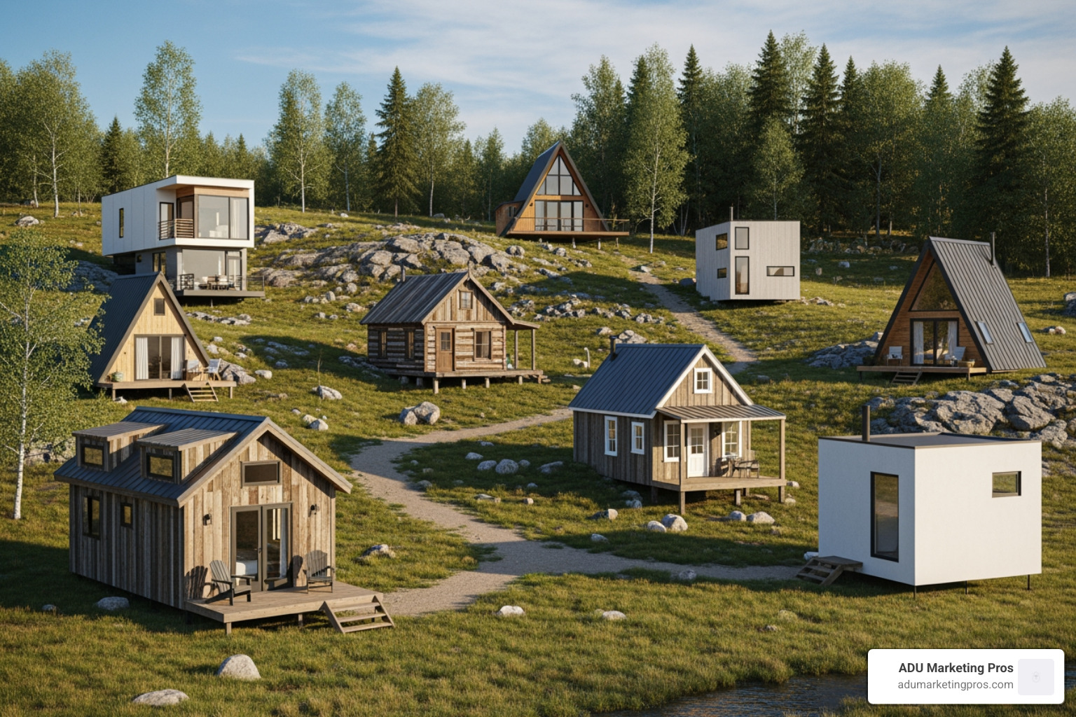 different tiny home kit styles - tiny home kits