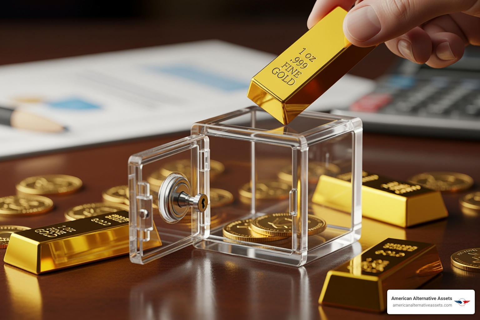 various IRS-approved gold and platinum coins and bars - Gold IRA rollover