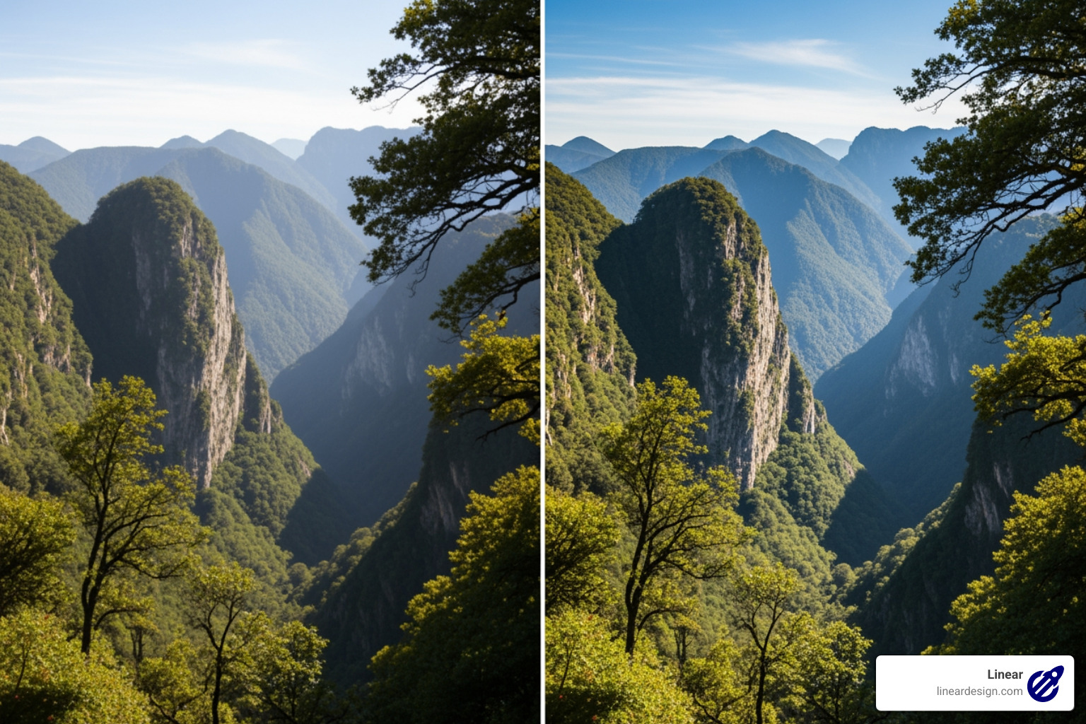 An image comparing an unoptimized, large image file (e.g., 2MB, blurry, pixelated) on the left to a compressed, optimized version (e.g., 100KB, sharp, clear) on the right, with a clear indication of file size reduction and no visible quality loss. - website performance improvement