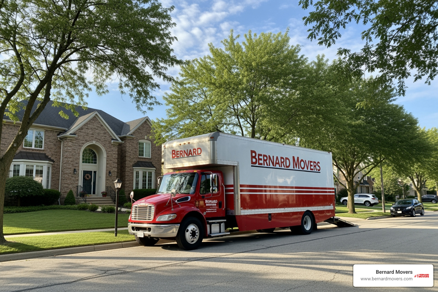 Bernard Movers truck in Park Ridge - moving companies park ridge il Bernard Movers truck in Park Ridge - moving companies park ridge il