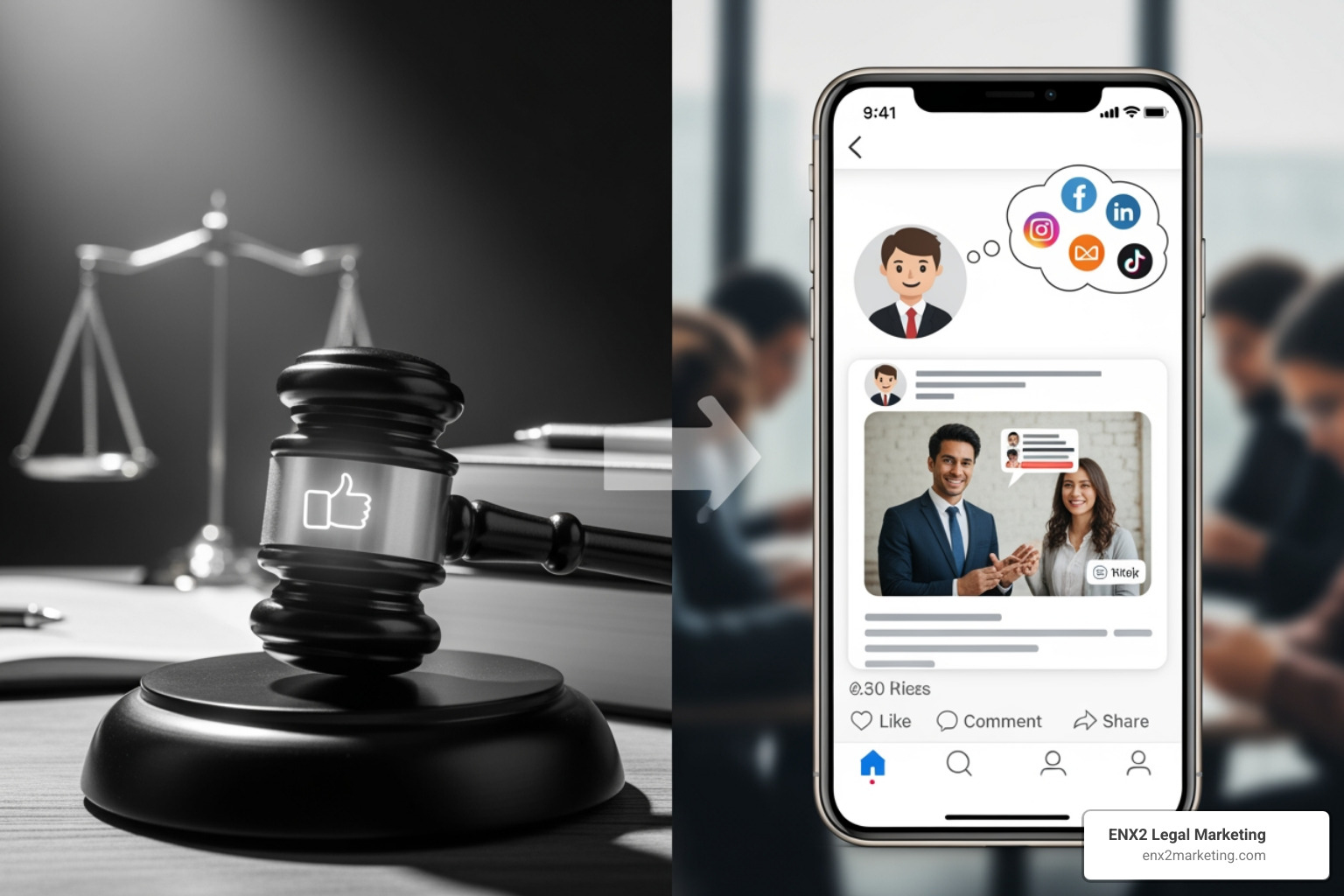a person scheduling social media posts on a laptop - law firm social media campaigns