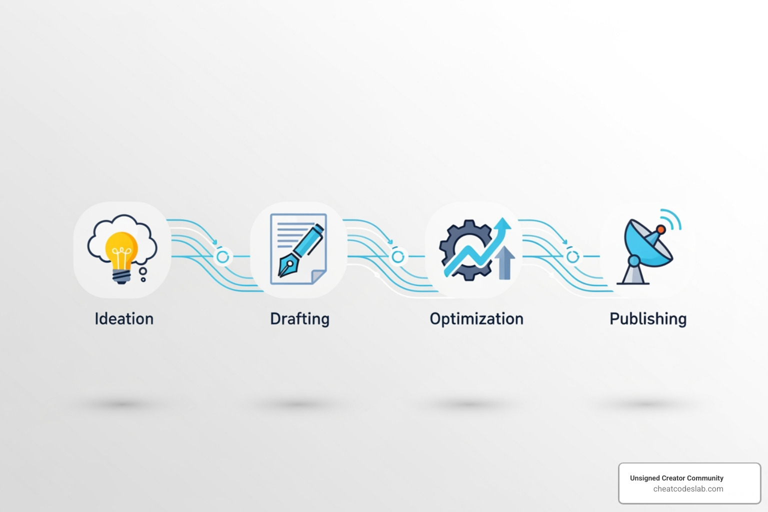 Streamlined content creation workflow - ai content creation tools