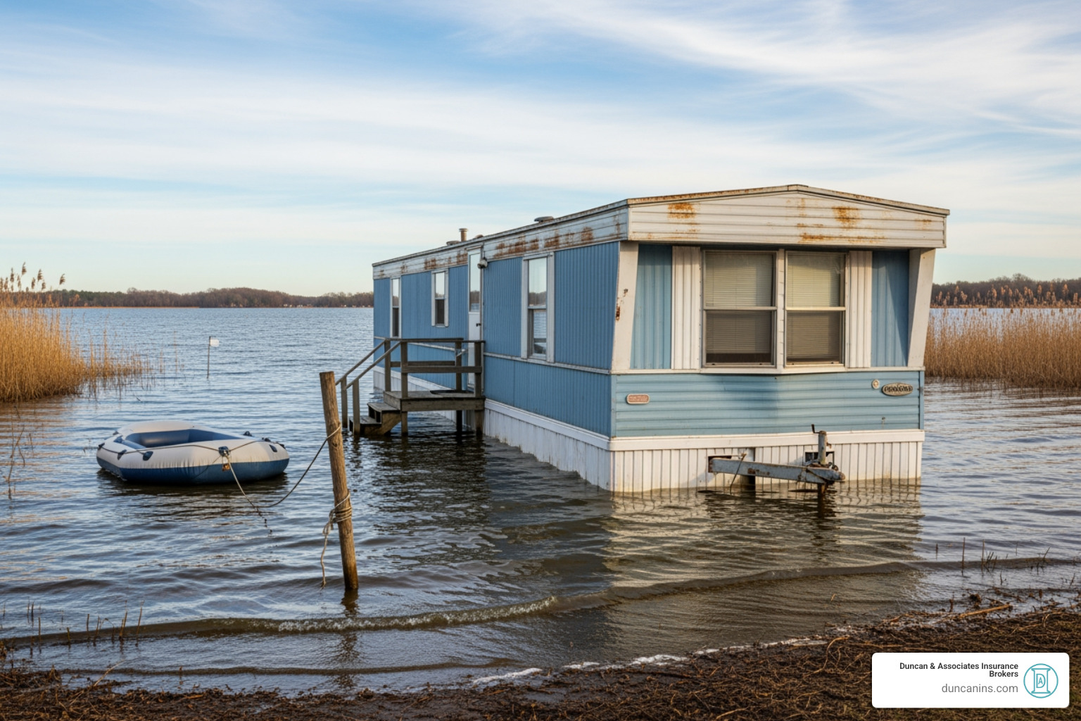mobile home near water - mobile home flood insurance cost