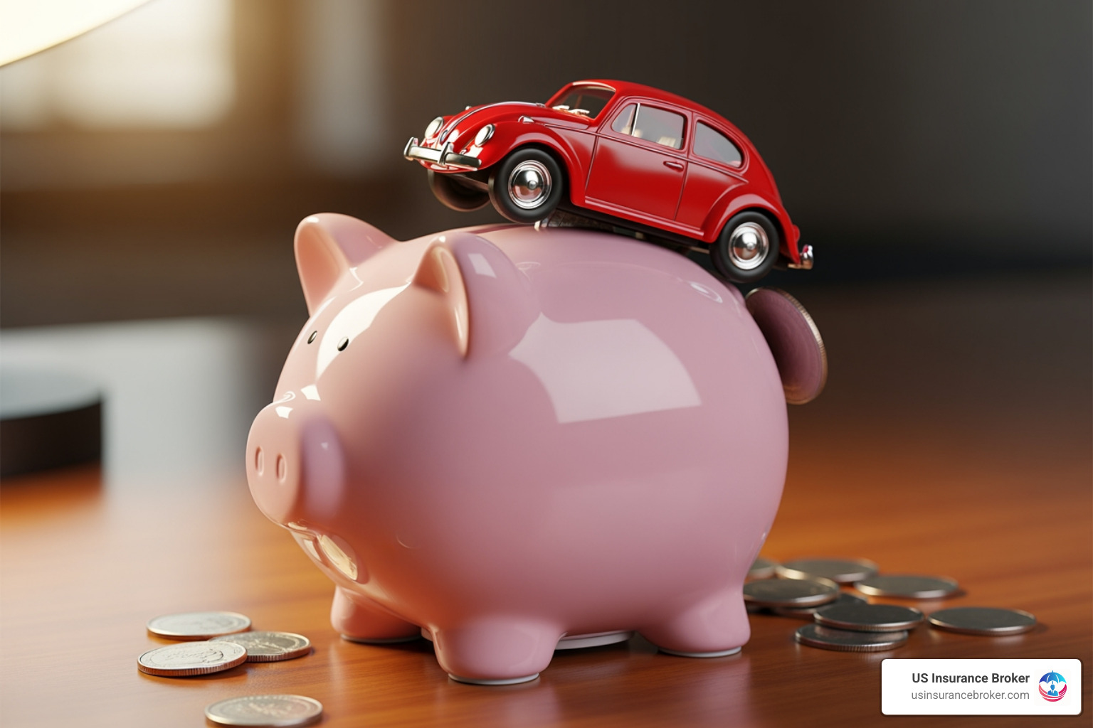 piggy bank with a car on top - auto insurance Florida piggy bank with a car on top - auto insurance Florida