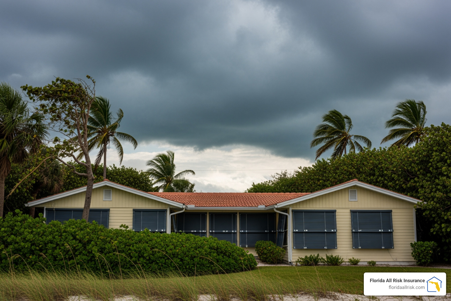 Home with hurricane shutters installed - st petersburg homeowners insurance coverage Home with hurricane shutters installed - st petersburg homeowners insurance coverage