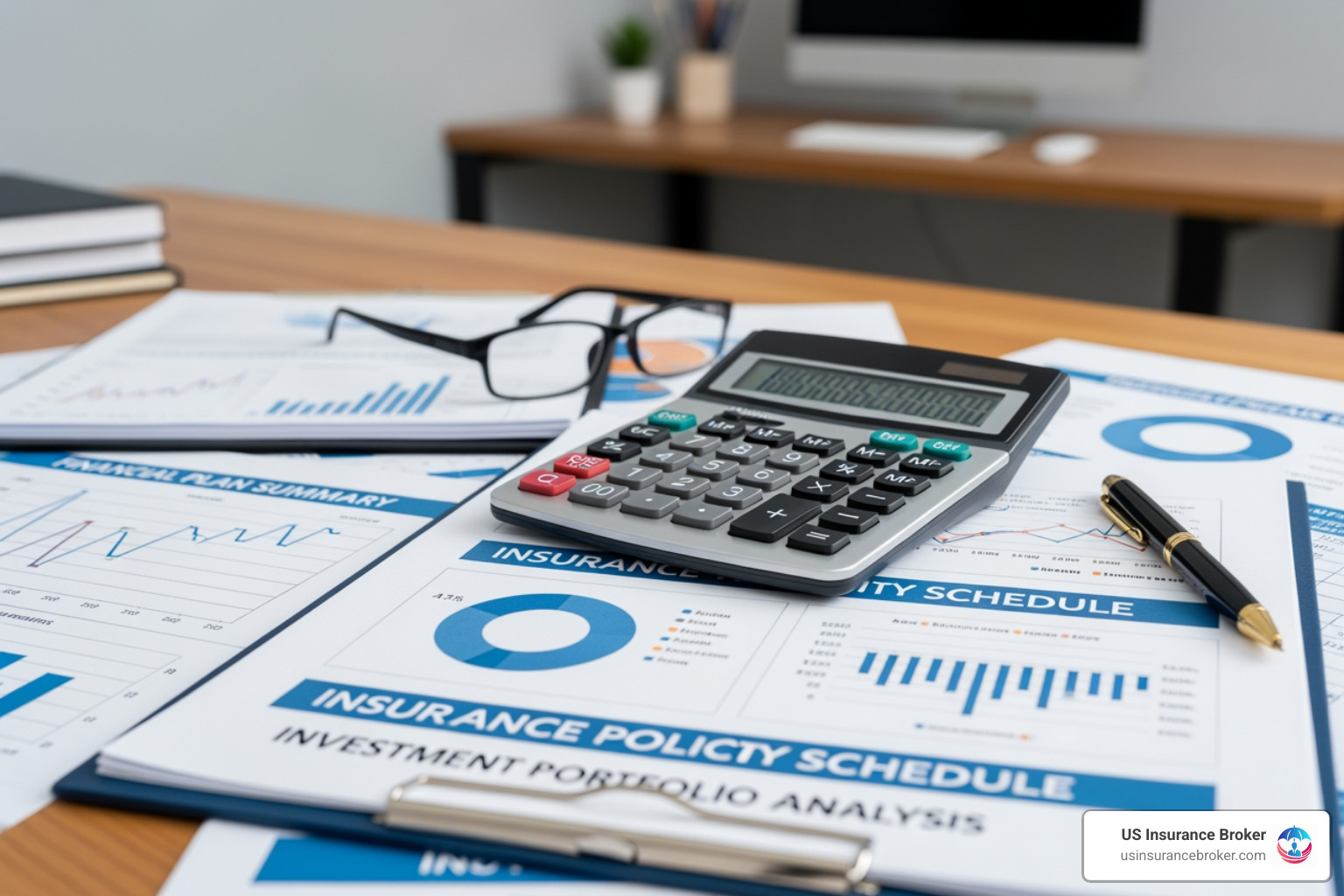 A calculator resting on business documents with charts and graphs, symbolizing the financial aspects of business insurance. - commercial liability insurance quote A calculator resting on business documents with charts and graphs, symbolizing the financial aspects of business insurance. - commercial liability insurance quote