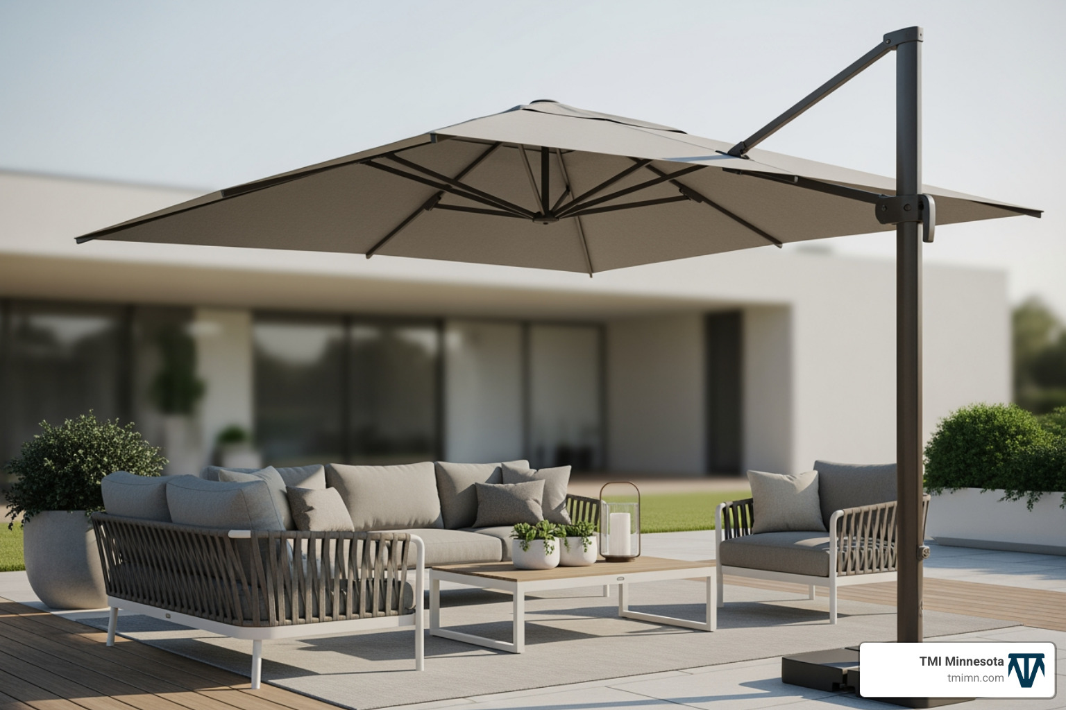 Shade in Style: A Guide to Modern Patio and Deck Umbrellas - Task Masters