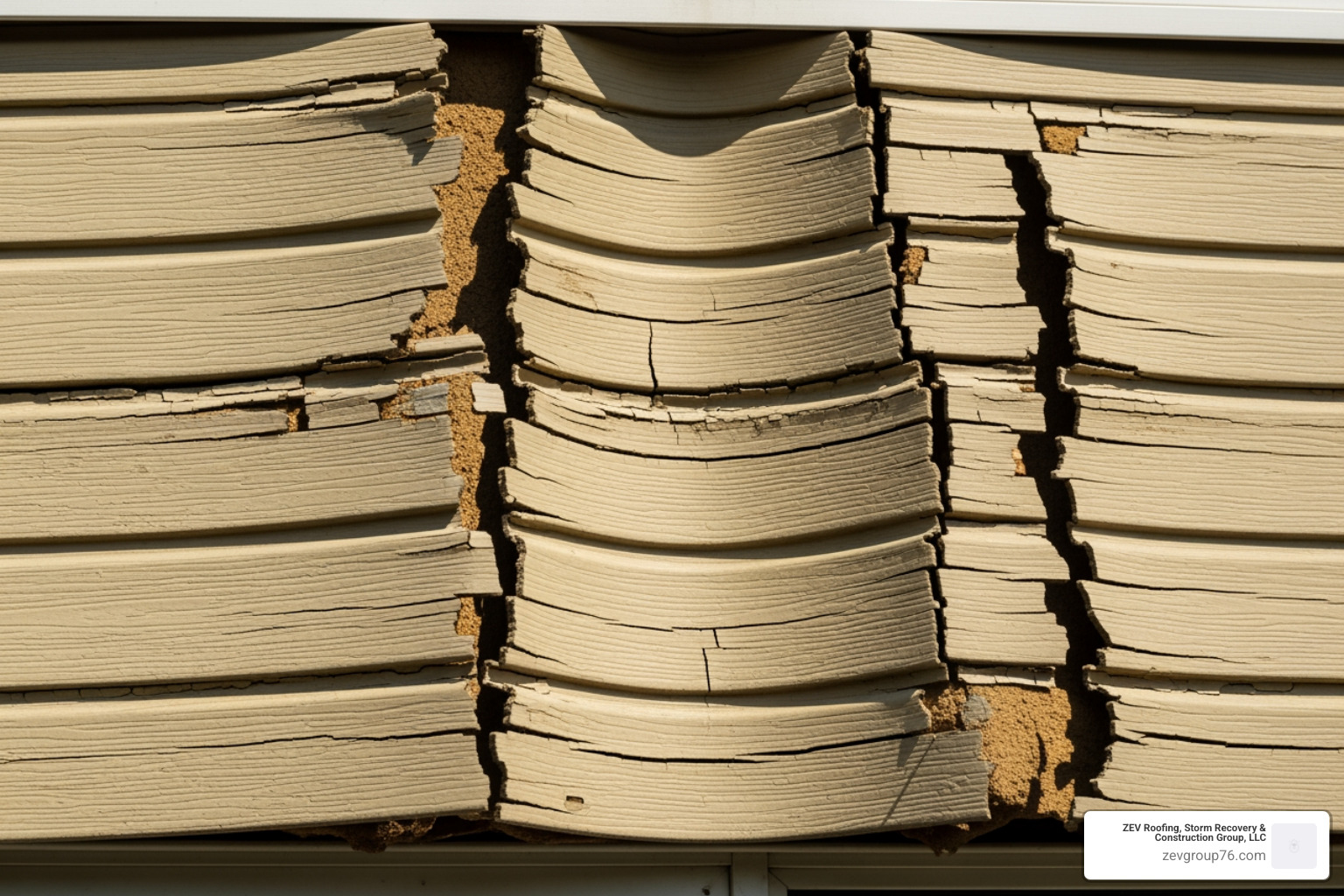 siding with clear signs of damage like warping and cracks - siding contractor Plainview siding with clear signs of damage like warping and cracks - siding contractor Plainview
