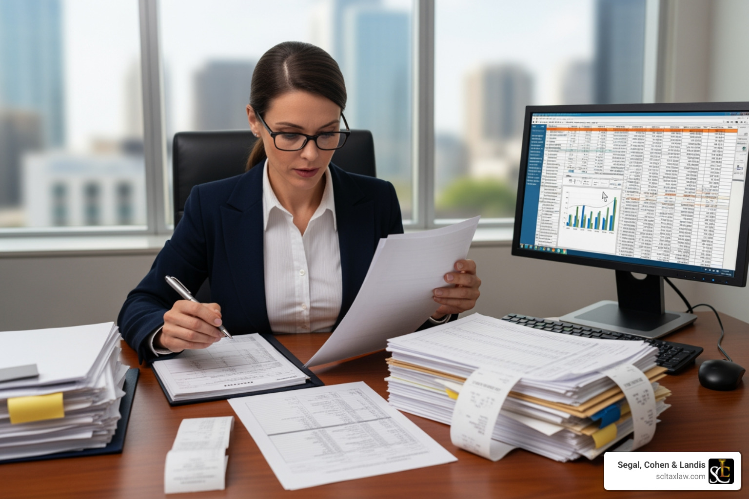 calendar with a date circled for "Audit" - state payroll audit