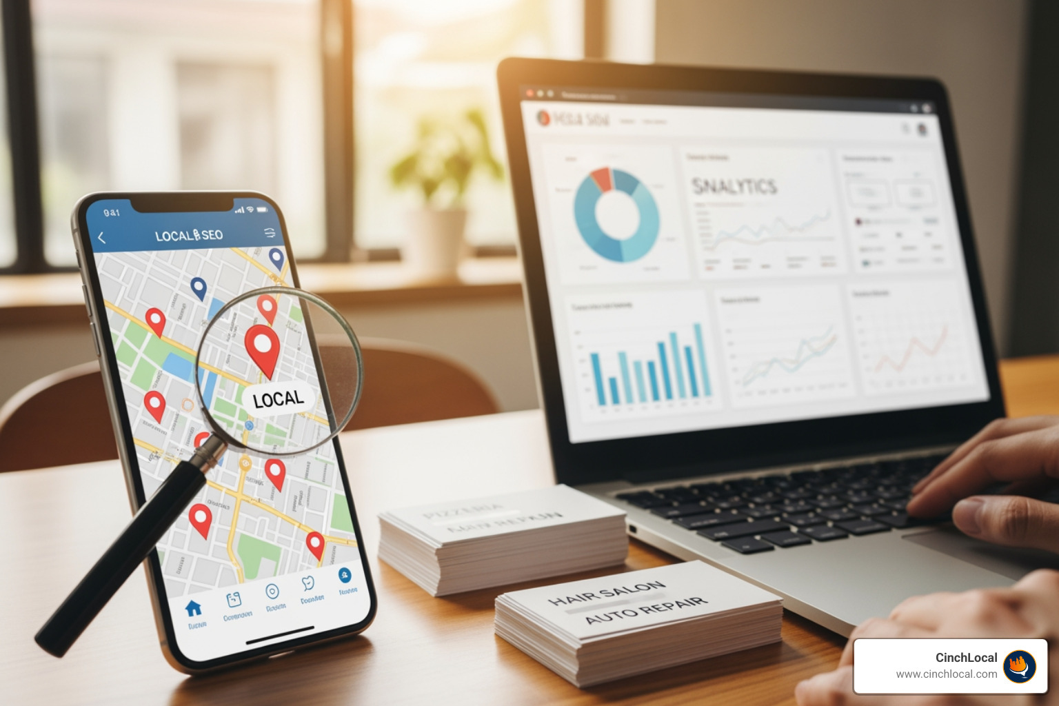 roofing company website homepage - how to do local seo marketing