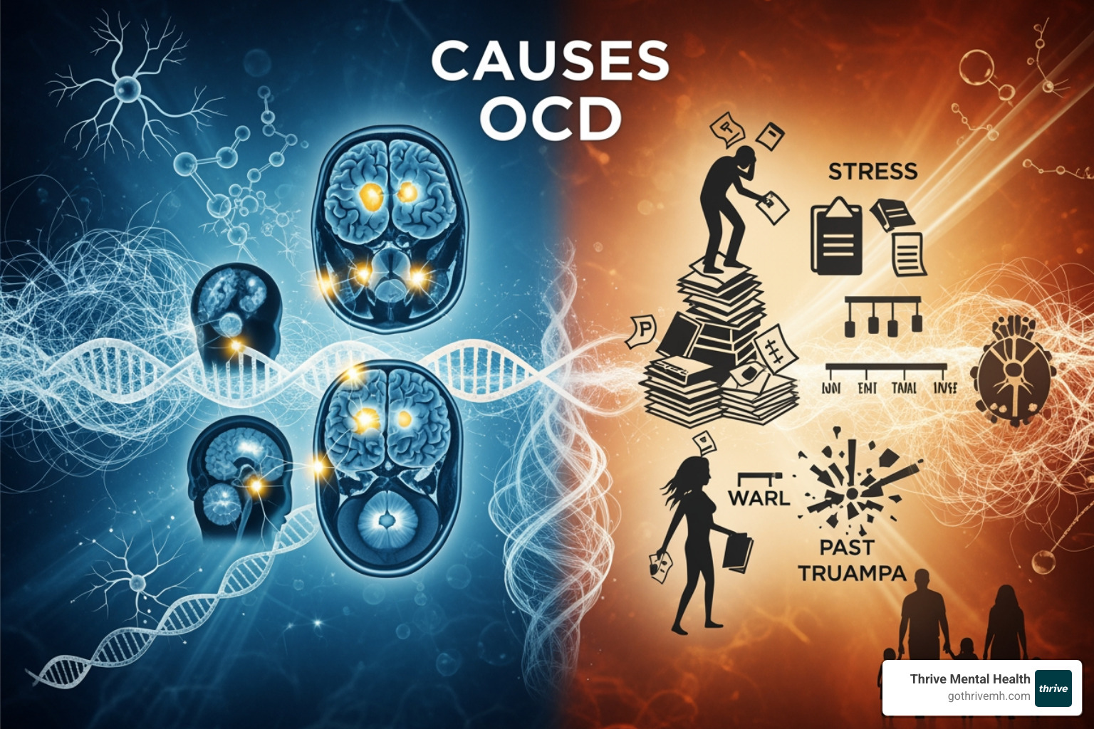 diagram of the Cortico-Striato-Thalamo-Cortical (CSTC) loop - what causes ocd
