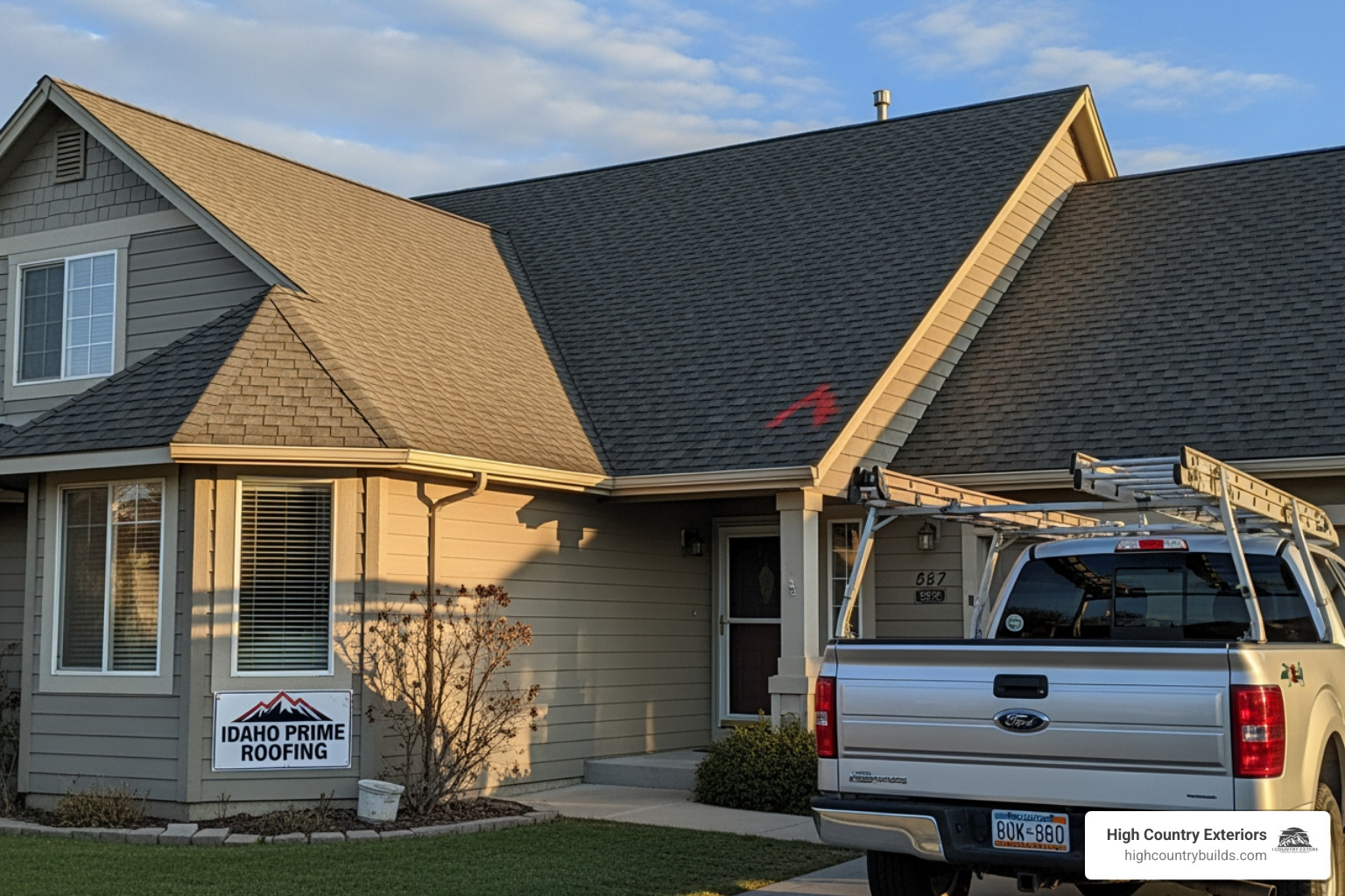 Contractor showing license or certification to homeowner - idaho roofing contractors reviews