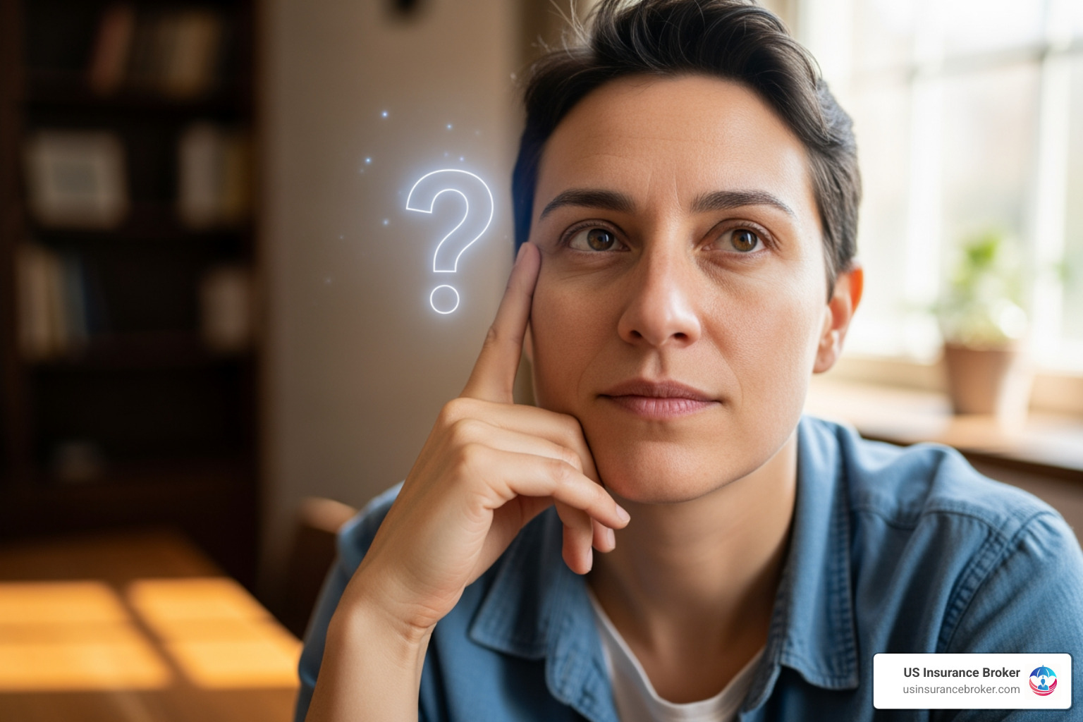 person looking thoughtful with a question mark icon nearby - cheap public liability insurance quote person looking thoughtful with a question mark icon nearby - cheap public liability insurance quote