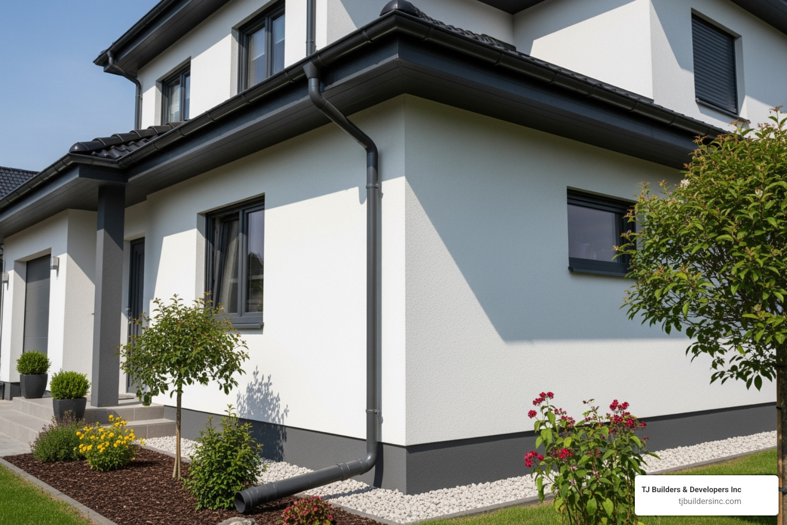 a gutter system with labels for each component - gutters a gutter system with labels for each component - gutters