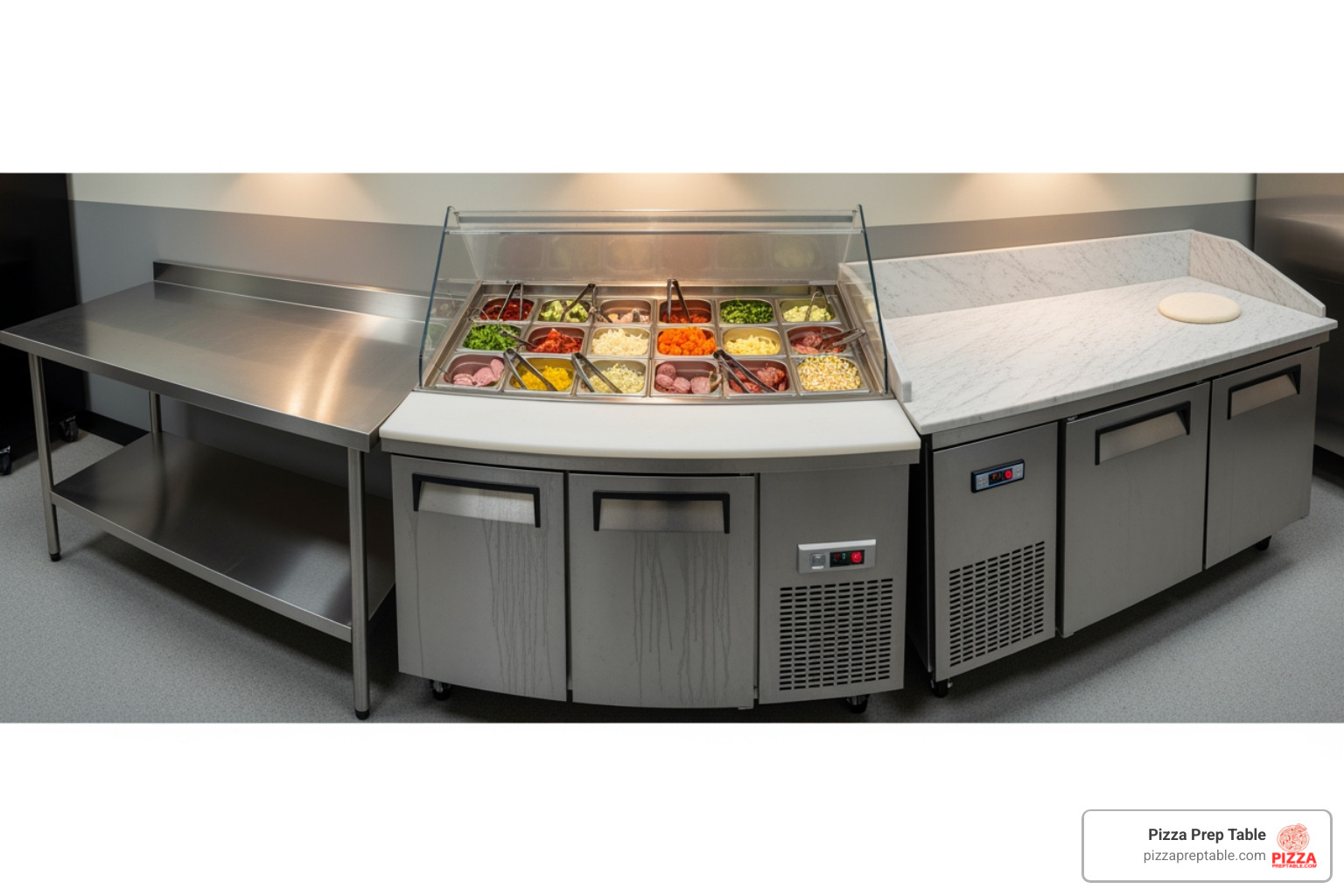 three different dough tables - commercial dough table three different dough tables - commercial dough table