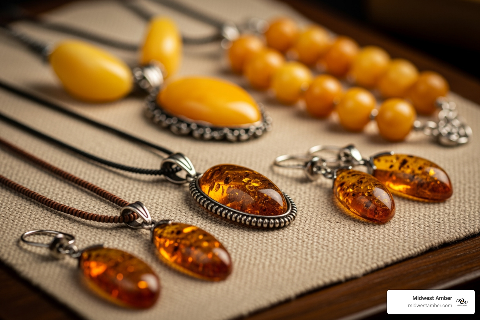 Amber jewelry Lithuania