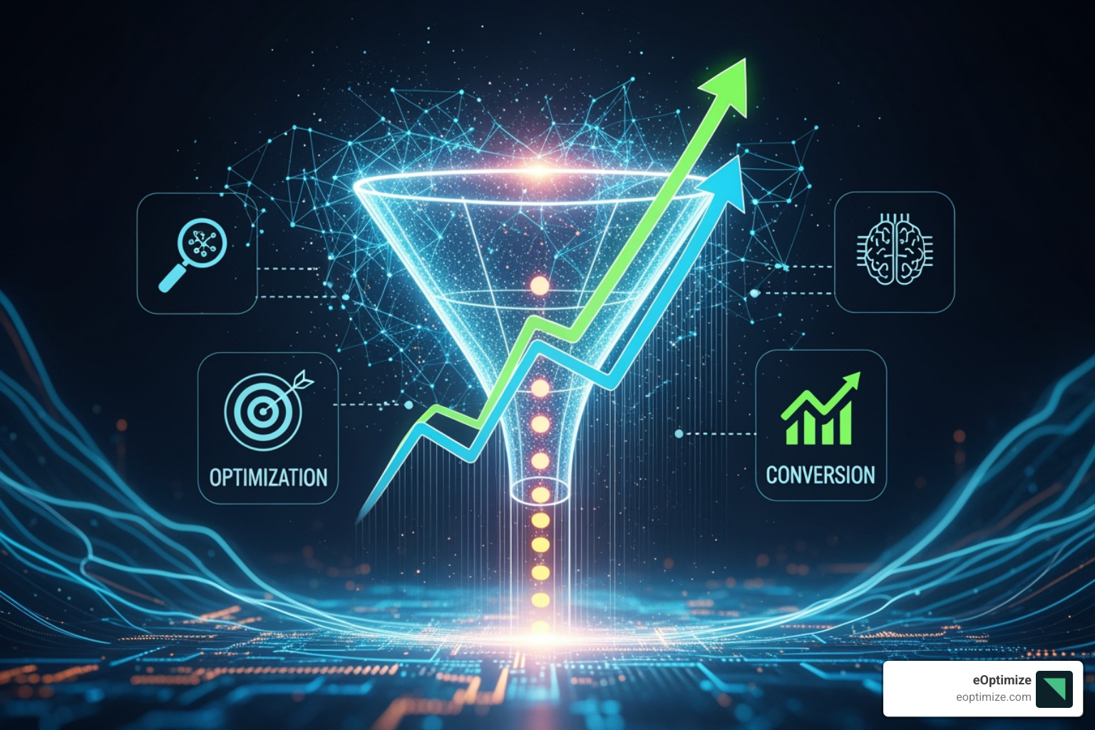 different AI techniques working together on a website - Conversion rate optimization AI