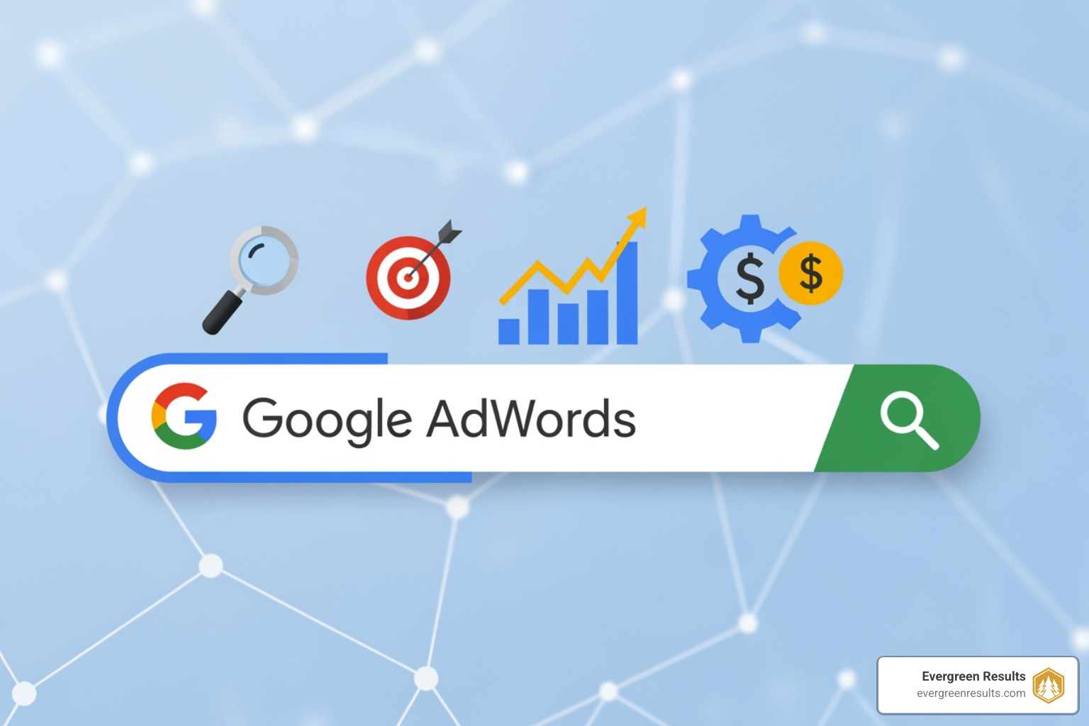 the Google Ads account creation or campaign setup dashboard - google adwords