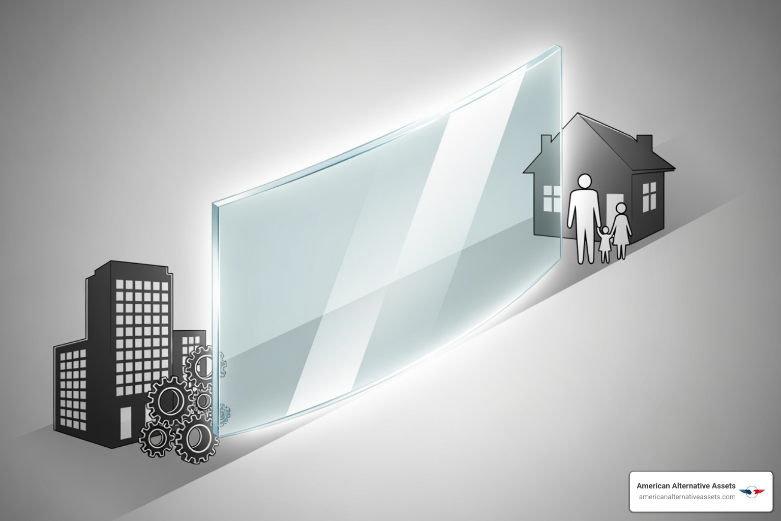 flowchart showing business assets firewalled from personal assets - asset protection strategies