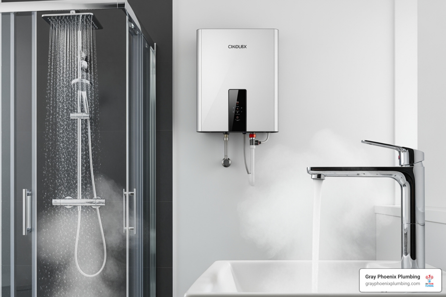 tankless water heater sizing chart GPM - best tankless water heater