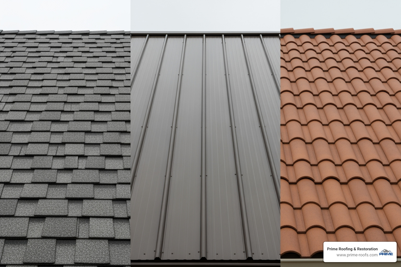 side-by-side comparison of different roofing materials like asphalt shingles, metal, and tile. - water leak roof repair cost side-by-side comparison of different roofing materials like asphalt shingles, metal, and tile. - water leak roof repair cost