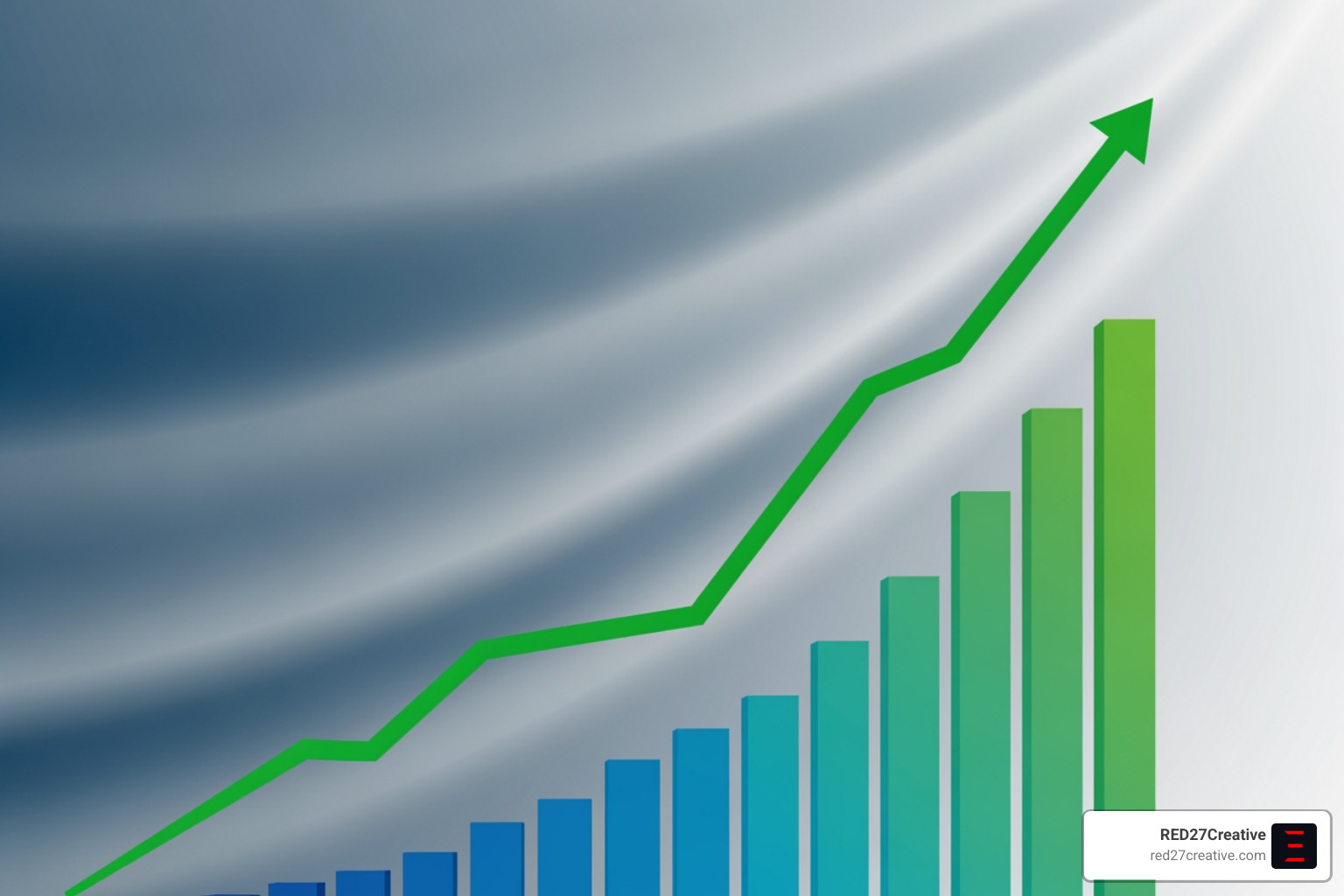 A graph showing upward trending business growth, symbolizing the positive impact of a full-service digital agency. - full-service digital agency A graph showing upward trending business growth, symbolizing the positive impact of a full-service digital agency. - full-service digital agency
