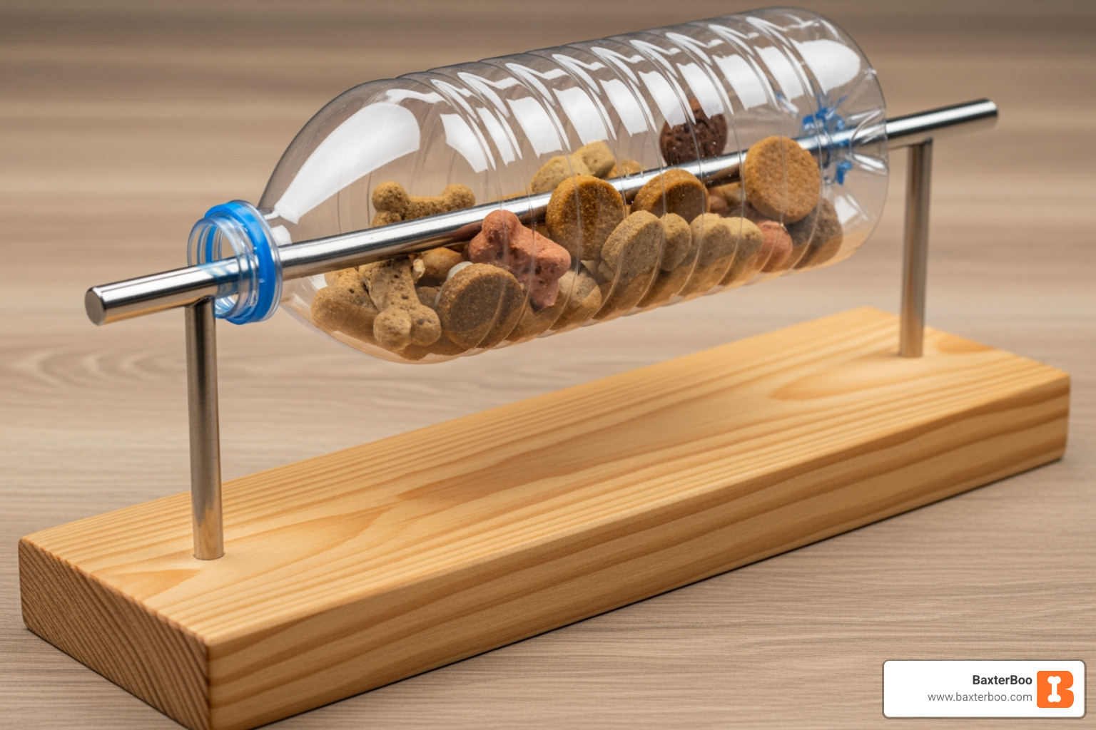 DIY bottle spinner toy - Dog brain games DIY bottle spinner toy - Dog brain games