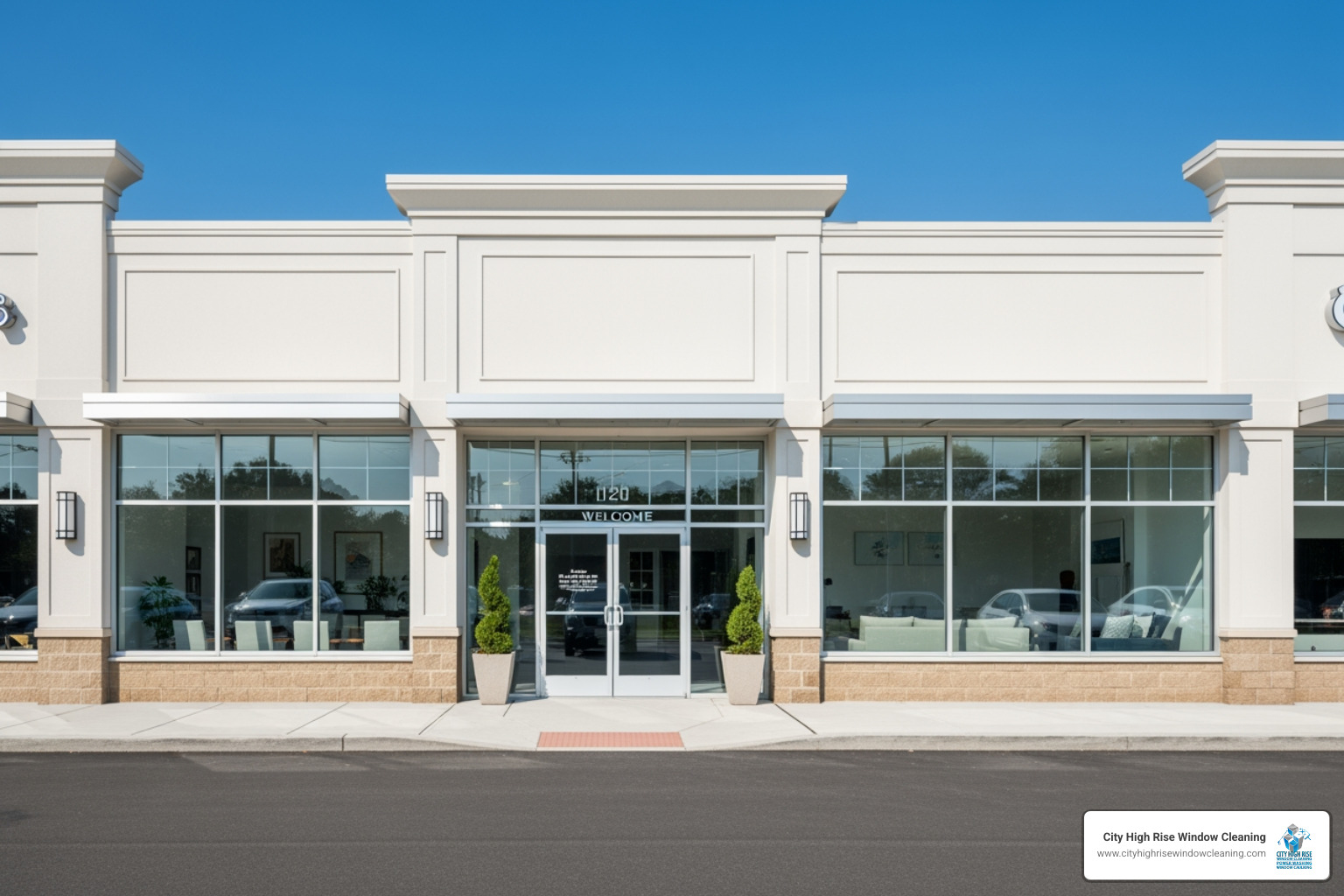 Pristine commercial storefront in Nassau or Suffolk County - Long Island power wash Pristine commercial storefront in Nassau or Suffolk County - Long Island power wash