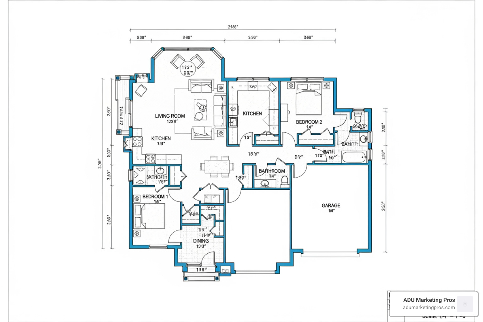 Blueprint for an ADU - adu contractors belmont