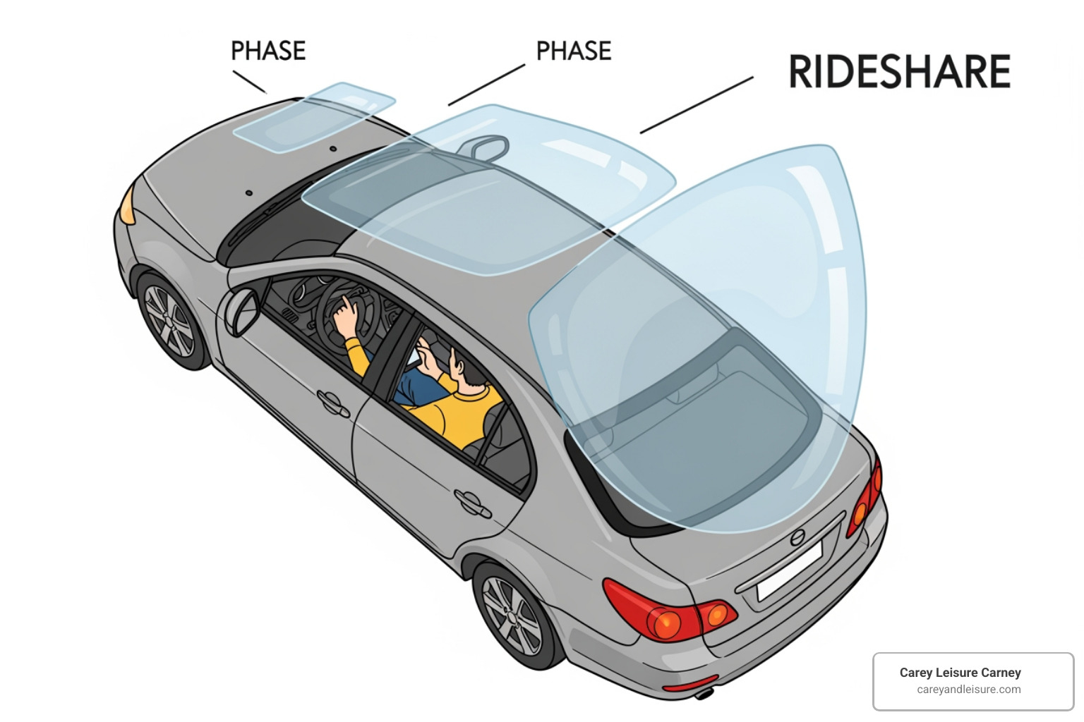 Diagram showing Lyft driver app statuses and corresponding insurance coverage levels - Lyft accident compensation Diagram showing Lyft driver app statuses and corresponding insurance coverage levels - Lyft accident compensation
