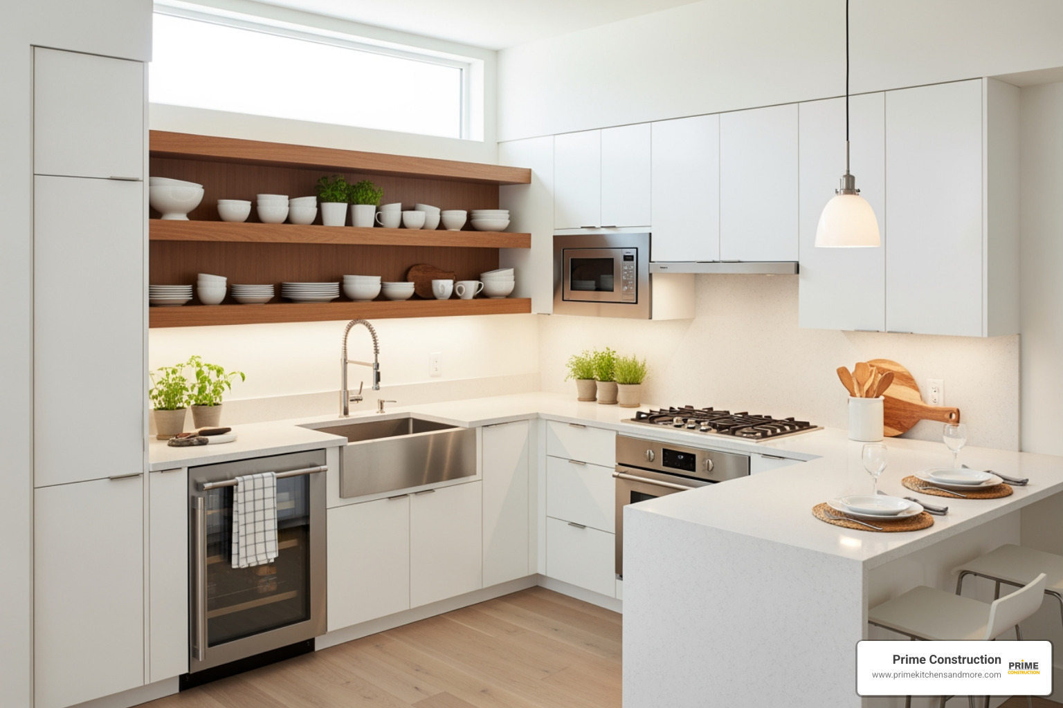 well-organized small modern kitchen - modern kitchen ideas