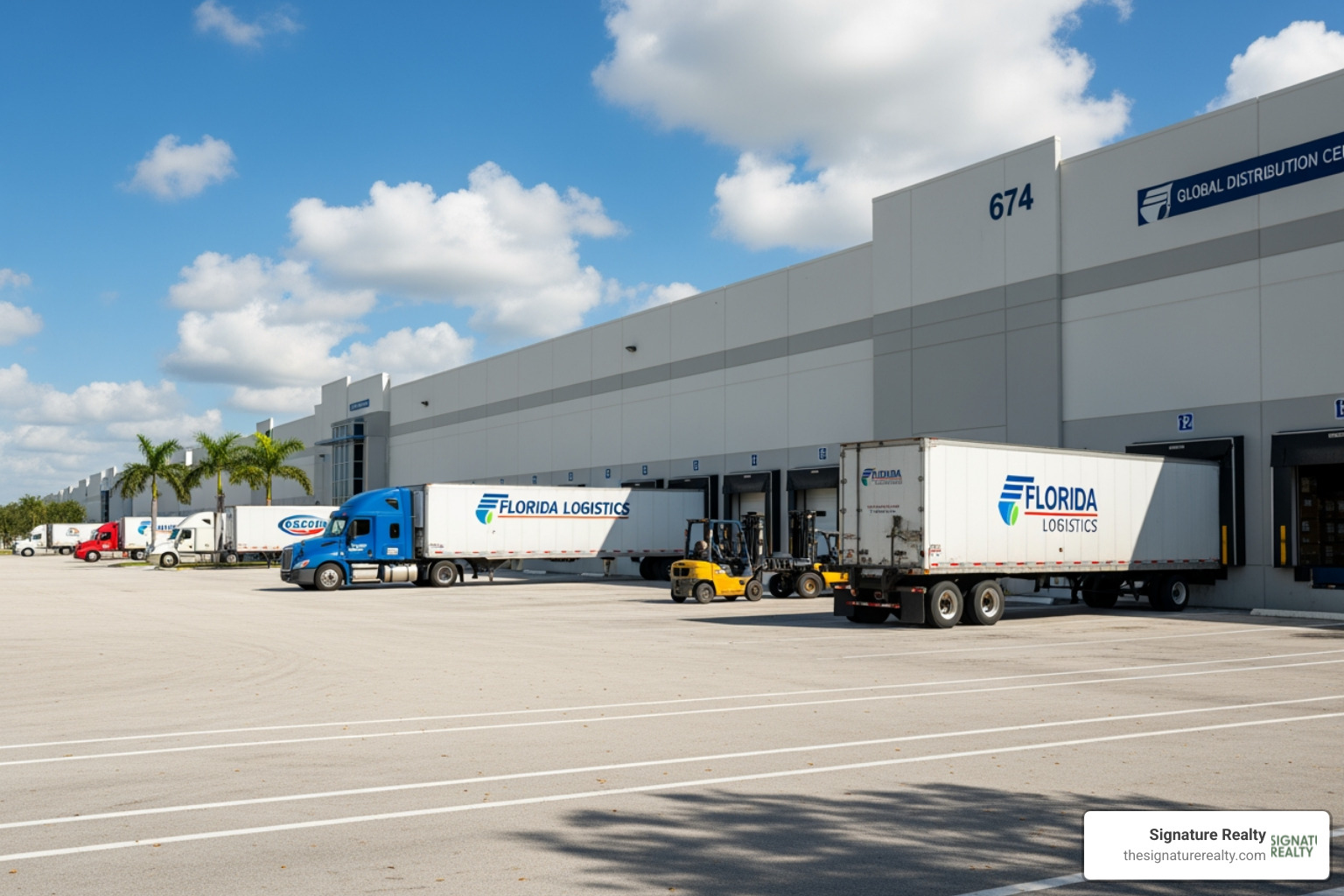 A modern logistics warehouse in Doral, FL - commercial property miami fl A modern logistics warehouse in Doral, FL - commercial property miami fl