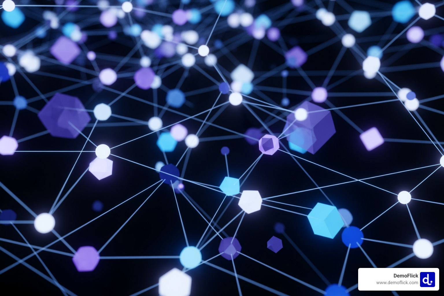 A stylized graphic depicting interconnected data points and abstract shapes, symbolizing AI integration and data driven insights in modern video production. - corporate video production seattle A stylized graphic depicting interconnected data points and abstract shapes, symbolizing AI integration and data driven insights in modern video production. - corporate video production seattle