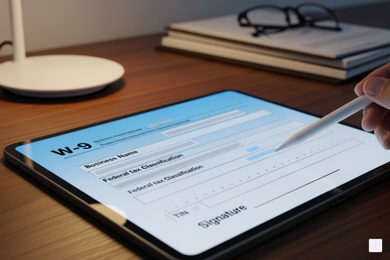 formulario electrónico w9