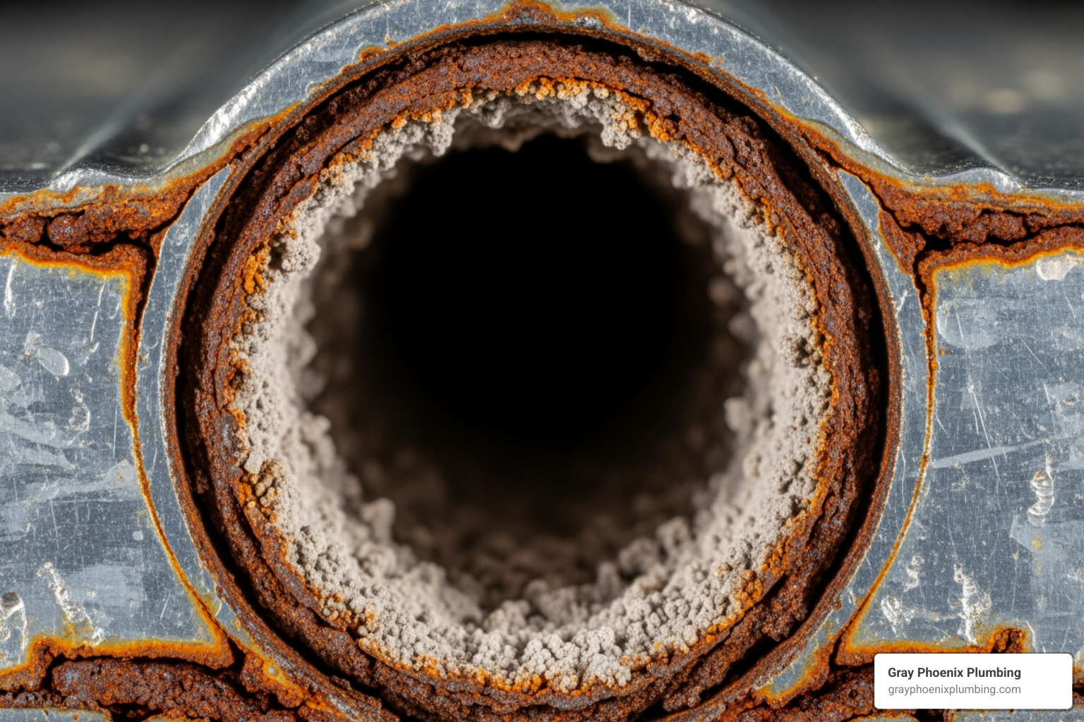Corroded galvanized steel pipes - Low water pressure Brighton Corroded galvanized steel pipes - Low water pressure Brighton