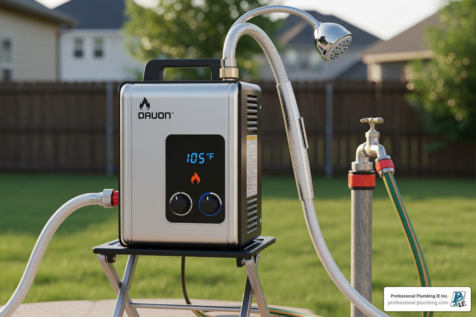 EnergyGuide label on a water heater, highlighting the GPM and temperature rise information. - temporary water heater EnergyGuide label on a water heater, highlighting the GPM and temperature rise information. - temporary water heater