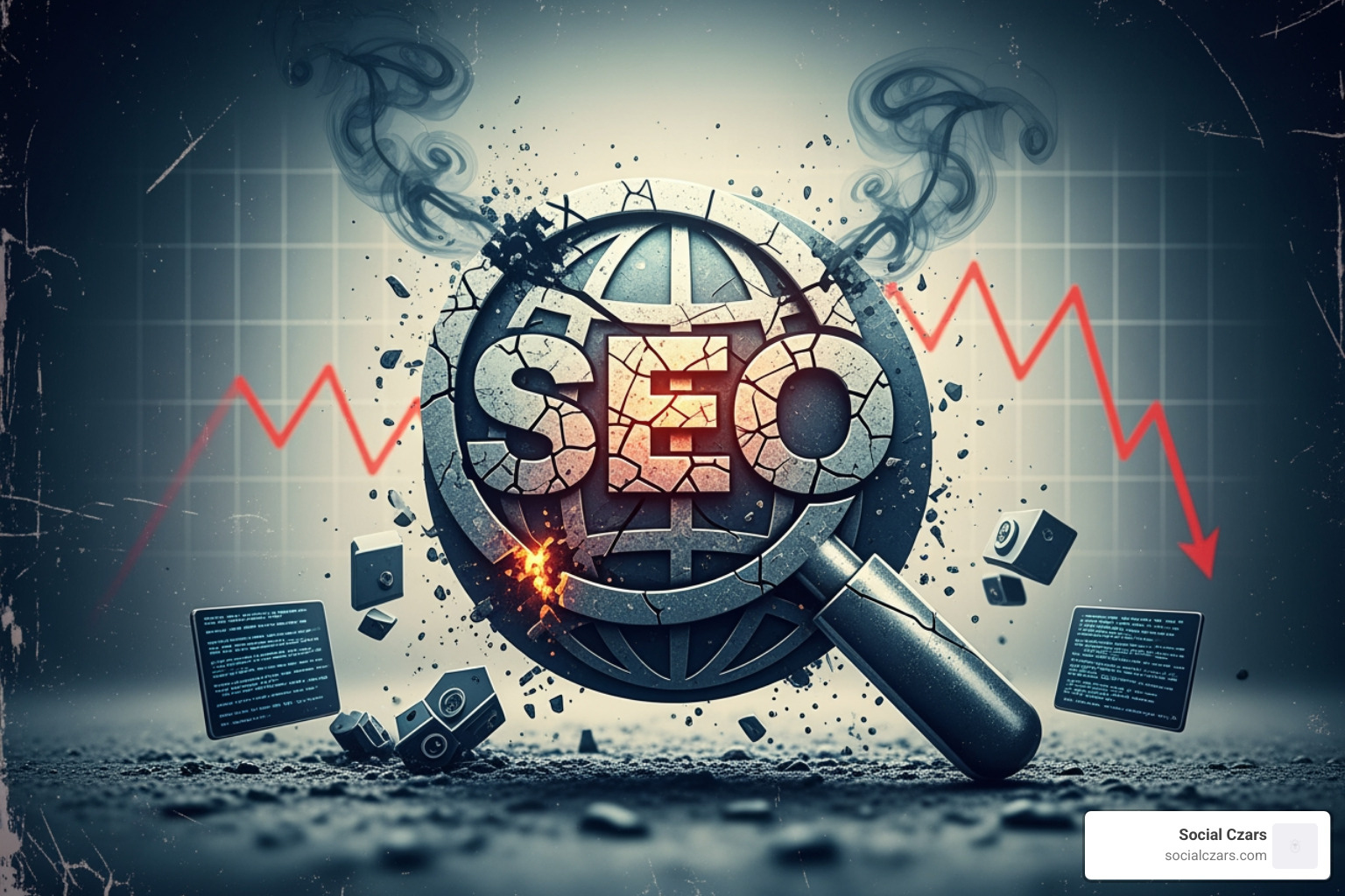 Dashboard showing sharp drop in traffic - What Is Crisis SEO Dashboard showing sharp drop in traffic - What Is Crisis SEO