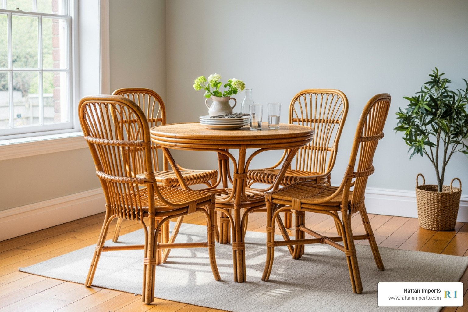 used rattan dining set for sale