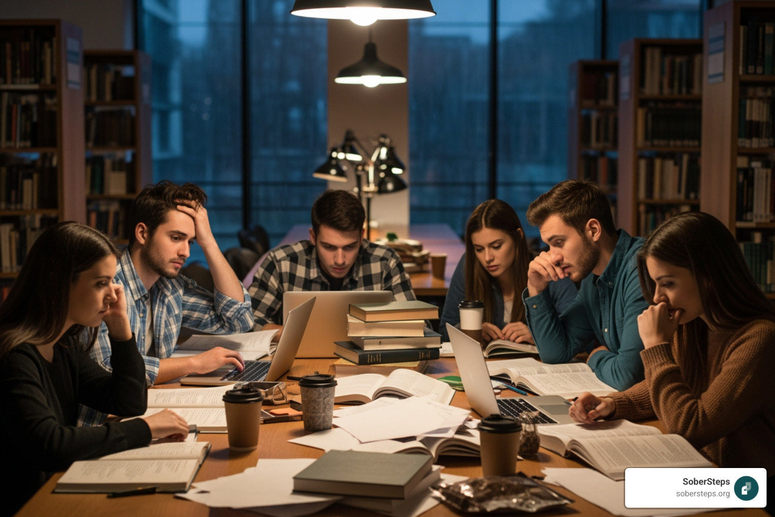 Students under academic pressure - ADHD stimulant abuse