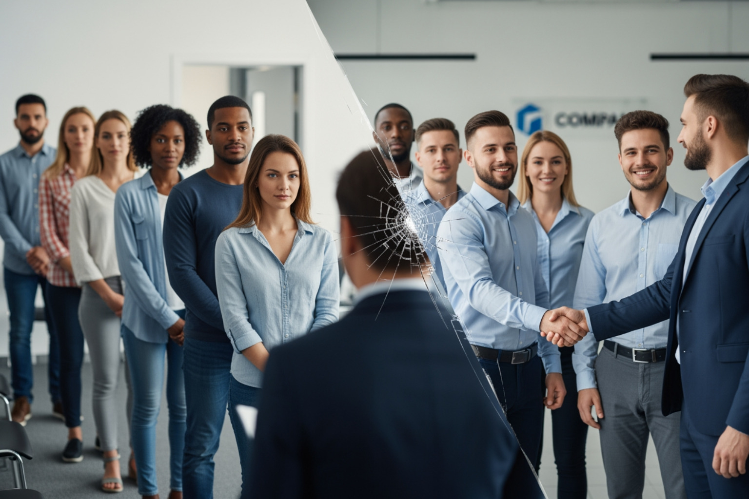 Leader Coaching Their Team On A Whiteboard With Charts And Diagrams - Disparate Impact And Employer Liability Leader Coaching Their Team On A Whiteboard With Charts And Diagrams - Disparate Impact And Employer Liability